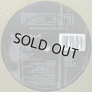 画像: $ CAPPELLA / U GOT 2 KNOW (MAXIZONE REMIX) (MR 607)  原修正 Y99?
