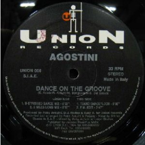 画像: $ AGOSTINI / DANCE ON THE GROOVE (UNION 008) YYY50-1101-5-6 後程済