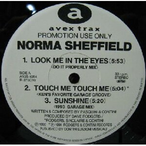 画像: $ Norma Sheffield / Look Me In The Eyes (Remix) Touch Me Touch Me (AVJS-1054) YYY293-3669-10-27 後程済