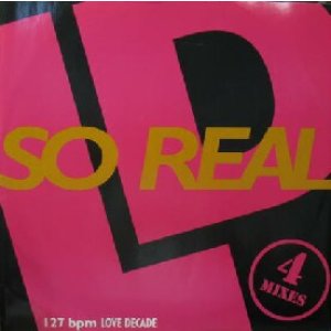 画像: $$ LOVE DECADE / SO REAL（UK ジャケ付き) 12 GLOBE 106 YYY312-3951-8-8