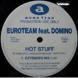 画像: $ EUROTEAM feat.DOMINO / HOT STUFF (AVJT-2236) YYY158-2252-10-22 後程済