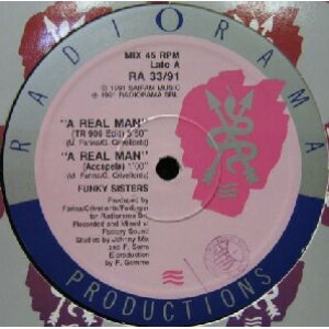 画像: $ FUNKY SISTERS / A REAL MAN (RA 33/91) EEE10+