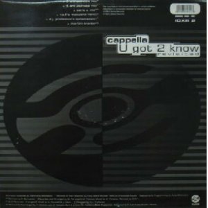 画像: $ CAPPELLA / U GOT 2 KNOW REVISITED (IDXR2) UK (857231-1) YYY15-4F