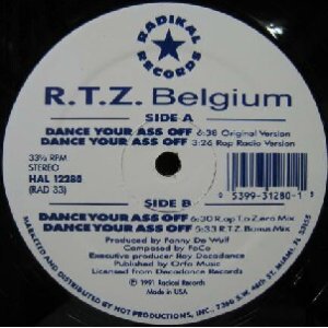 画像: $ R.T.Z. / DANCE YOUR ASS OFF (US) RADIKAL盤 (HAL 12280) YYY39-834-3-3