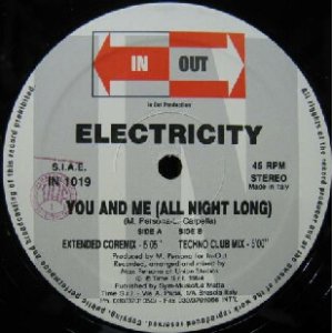 画像: $ ELECTRICITY / YOU AND ME (ALL NIGHT LONG) 反り (IN 1019) Y100 後程済