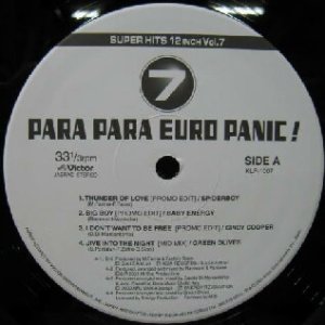 画像: $ PARA PARA EURO PANIC ! 7 (KLP-1007) Green Olives / Jive Into The Night (Mid Mix) YYY79-1485-26-73　後程済