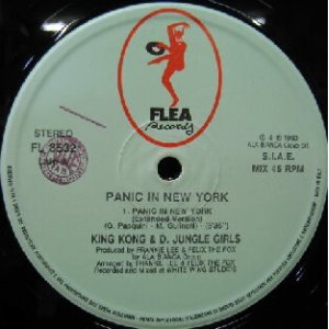 画像: $ KING KONG&D.JUNGLE GIRLS / PANIC IN NEW YORK (FL 8532) EEE12 後程済