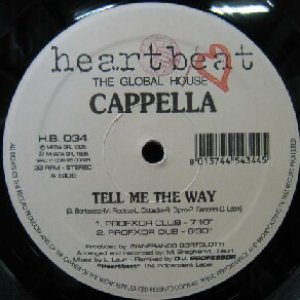 画像: $ CAPPELLA / TELL ME THE WAY (H.B. 034)  (HB 034) 原修正 Y2? 後程済