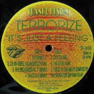 画像: $ TERRORIZE / IT'S JUST A FEELING (US) 1993 (TF-500) Y13-4F