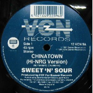 画像: $ SWEET 'N' SOUR / CHINATOWN (12 VCN 9) EEE15+ 後程済