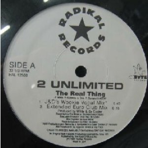 画像: $ 2 UNLIMITED / THE REAL THING (HAL 12560) US 黒 4F-Y7