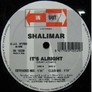 画像: $ SHALIMAR / IT'S ALRIGHT (IN 1028) Y10+ 後程済