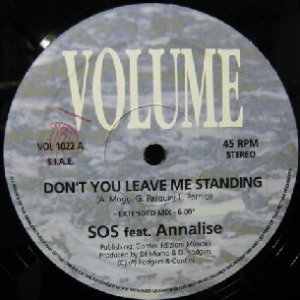 画像: $ SOS feat.ANNALISE / DON'T YOU LEAVE ME STANDING (VOL. 1022) Y4