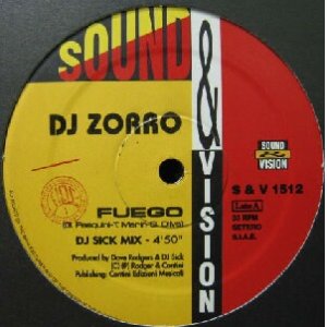 画像: $$ DJ ZORRO / FUEGO (S&V 1512) YYY332-4223-5-20