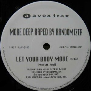 画像: $ More Deep Raped By  Randomizer / Let Your Body Move * Beat Beat Beat (AVJT-2317) YYY205-3040-6-13
