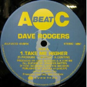 画像: $ DAVE RODGERS / TAKE ME HIGHER * MADE IN JAPAN (AVJT 2370) YYY199-2989-10-28 後程済