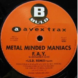 画像: $ METAL MINDED MANIACS / F.A.Y. (I.S.D. REMIX) FAY (AVJK-3008) FRANK TORPEDO / PARA PARA PARA NIGHT (I.S.D. REMIX) Y13+4F 後程済