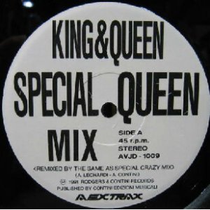 画像: $ KING&QUEEN / KING AND QUEEN (SPECIAL QUEEN MIX) AVJD-1009 (限定盤) 穴 YYY0-243-7-7＋後程済