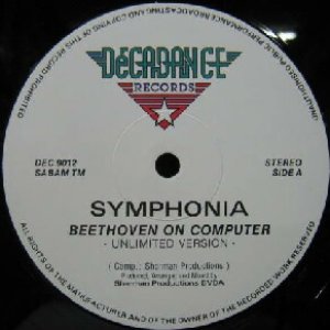 画像: $ SYMPHONIA / BEETHOVEN ON COMPUTER (DEC 9012) Y40?
