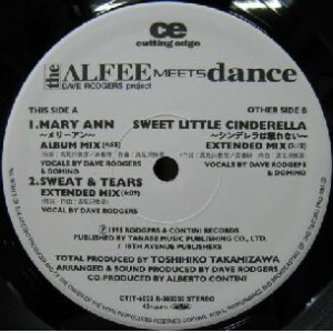 画像: $ DAVE RODGERS project　the ALFEE MEETS dance / MARY ANN (CTJT 6022) YYY65-1345-20-78 後程済