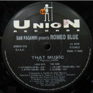 画像: $ SAM PAGANINI presents ROMEO BLUE / THAT MUSIC (UNION 010) Y11 後程済