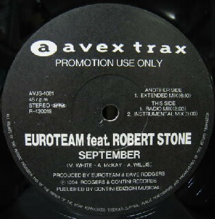 画像1: $ EUROTEAM feat.ROBERT STONE / SEPTEMBER (AVJS-1081) YYY158-2251-10-34