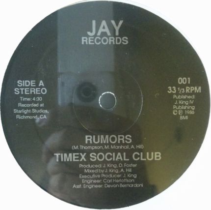 画像1: Timex Social Club / Rumors (US) 絵ジャケットなし  原修正