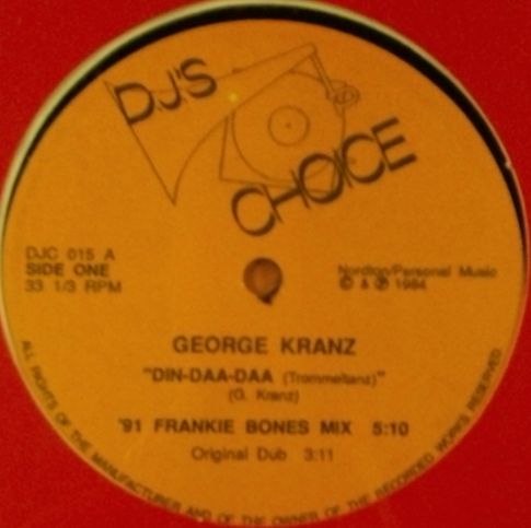 画像1: George Kranz ‎/ Din-Daa-Daa (Trommeltanz) 最終 未 B4029
