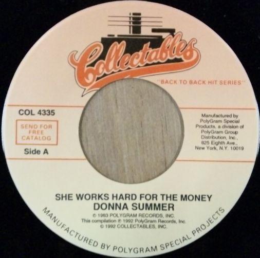 画像1: Donna Summer ‎/ She Works Hard For The Money (7inch) 残少 未
