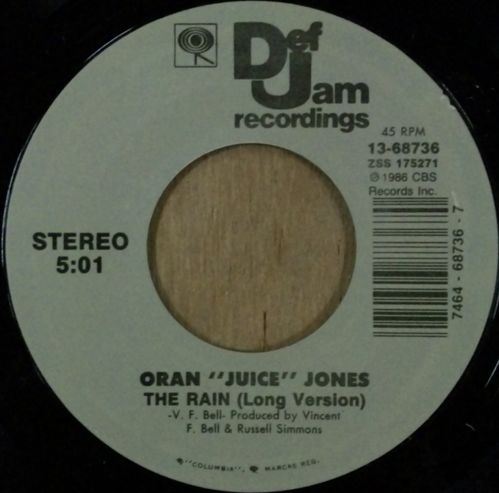 画像1: Oran "Juice" Jones / The Rain (7inch)