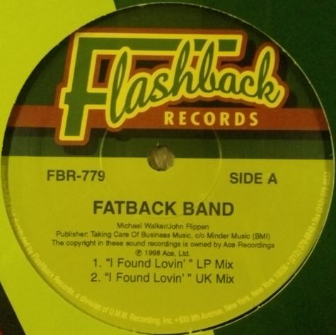 画像1: $ The Fatback Band / I Found Lovin' (FBR-779) Y2-B4050 残少