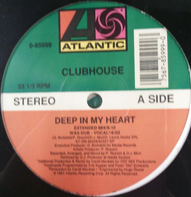 画像1: $$ Club House ‎/ Deep In My Heart (0-85999) YYY290-2469-8-8