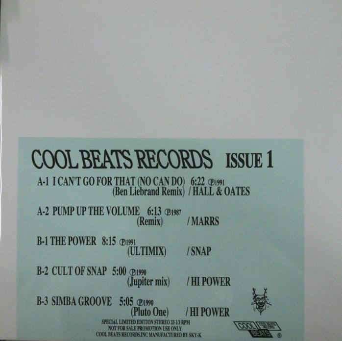 画像1: COOL BEATS RECORDS ISSUE 1 (DISCO HIT) 残少 未