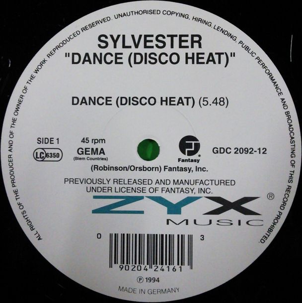 画像1: $ Sylvester ‎/ Dance (Disco Heat) 残少 (GDC 2092-12) Y3-B4225+?