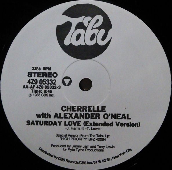 画像1: Cherrelle With Alexander O'Neal ‎/ Saturday Love ラスト 未 B4248