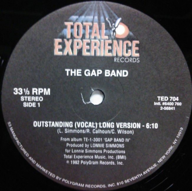 画像1: $ The Gap Band / Outstanding  (TED 704) YYY265-3061-2-2