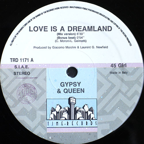 画像1: $$ GIPSY&QUEEN / Love Is A Dreamland (TRD 1171) 穴 EEE5+ 4F