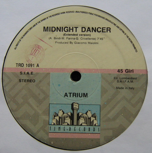 画像1: $$ Atrium ‎/ Midnight Dancer (TRD 1091) 穴 EEE4F 3+