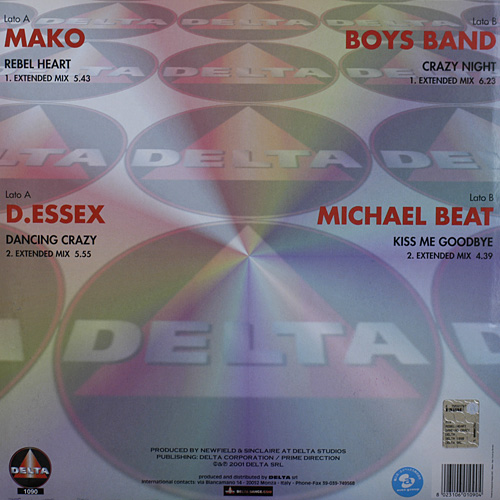 画像1: $ Mako / Rebel Heart  *  D.Essex / Dancing Crazy (Delta 1090) EEE50