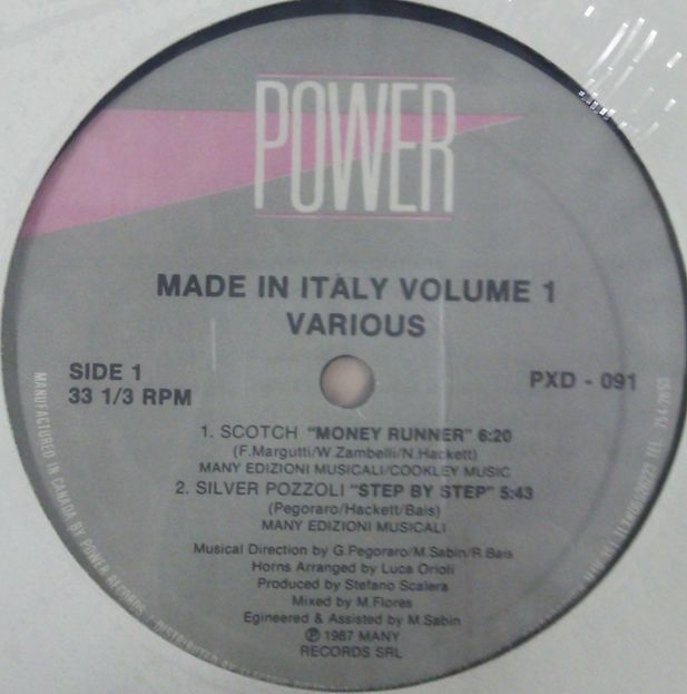 画像1: $ Made In Italy Volume 1 Silver Pozzoli / Step By Step (PXD 091) ４曲入 YYY-363-4603-6-10