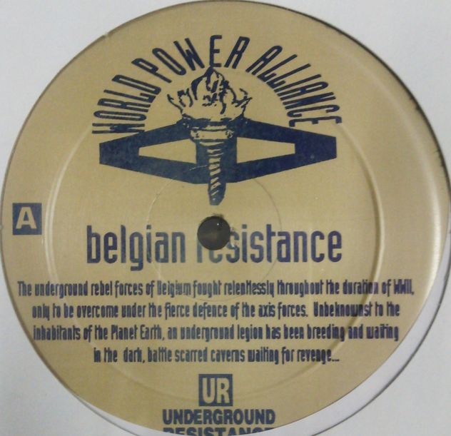 画像1: $ Underground Resistance / Belgian Resistance (WPA-003) YYY182-2570-7-8
