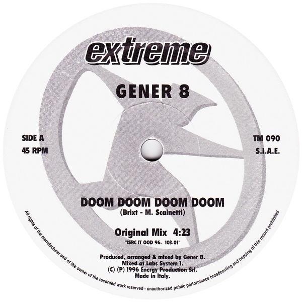 画像1: $$ Gener 8 / Doom Doom Doom Doom (TM 090) Y70