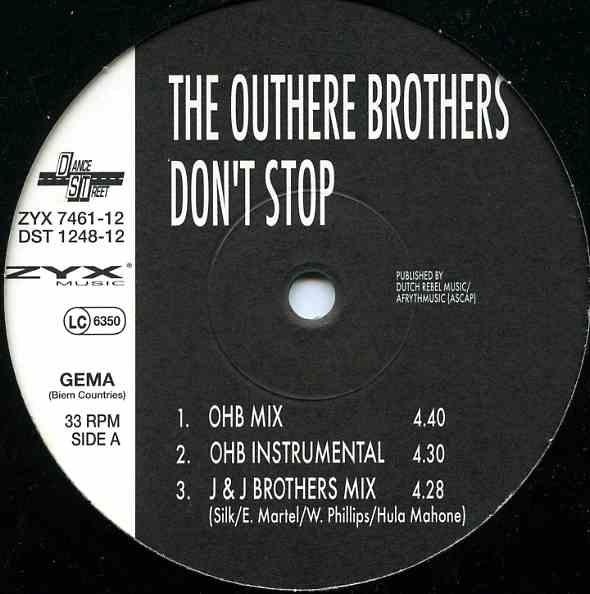 画像1: %% The Outhere Brothers / Don't Stop (DST 1248-12) YYY213-3205-1-1