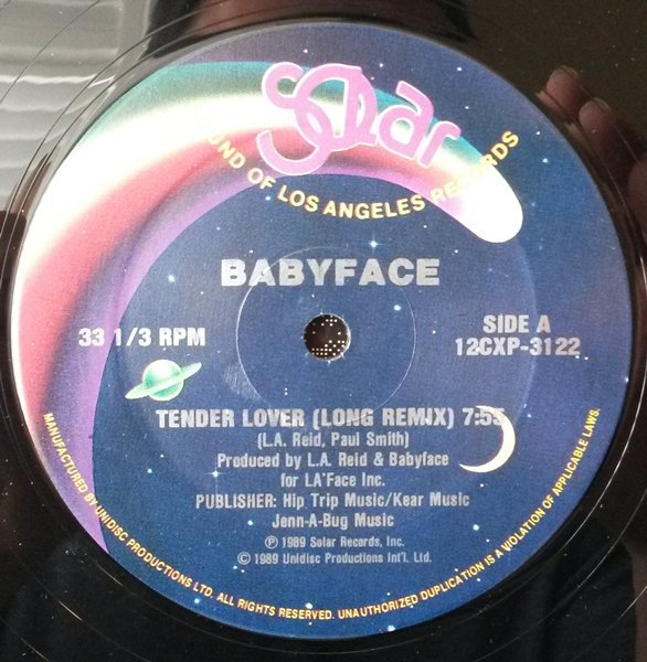 画像1: %% Babyface / Tender Lover (12CXP-3122) Y1