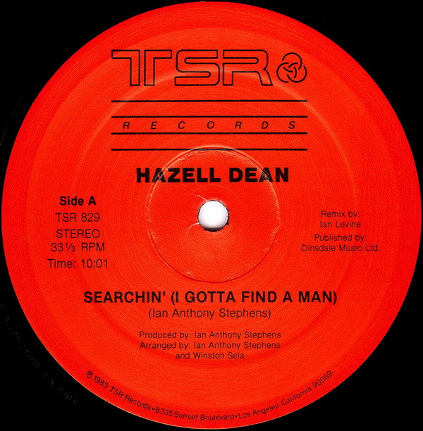 画像1: $ Hazell Dean / Searchin' (I Gotta Find A Man) Original Versions (TSR 829) YYY245-2785-10-11