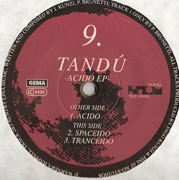 画像1: $ Tandú / Acido EP (NOOM 009-6) YYY239-3292-5-18