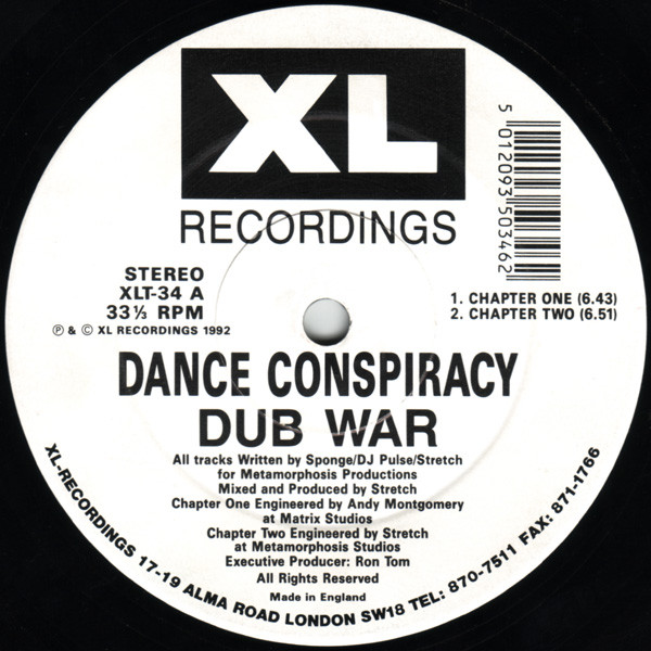 画像1: $ Dance Conspiracy / Dub War (XLT-34) YYY291-3637-5-14