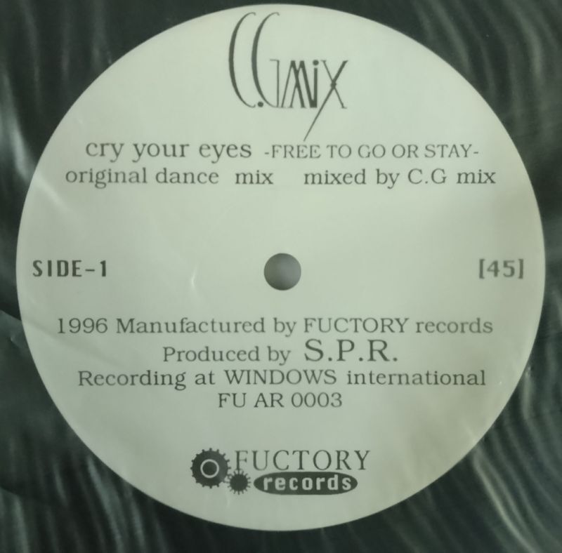 画像1: $ C.G Mix / Cry Your Eyes (FUAR 0003) 限定盤 (FU AR0003) YYY350-4392-10-10+ 後程済