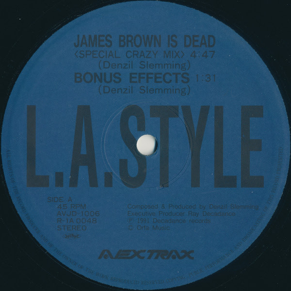 画像1: $ L.A. Style / James Brown Is Dead (Special Crazy Mix) マハラジャサイレン (AVJD-1006) 穴 Y10-4F
