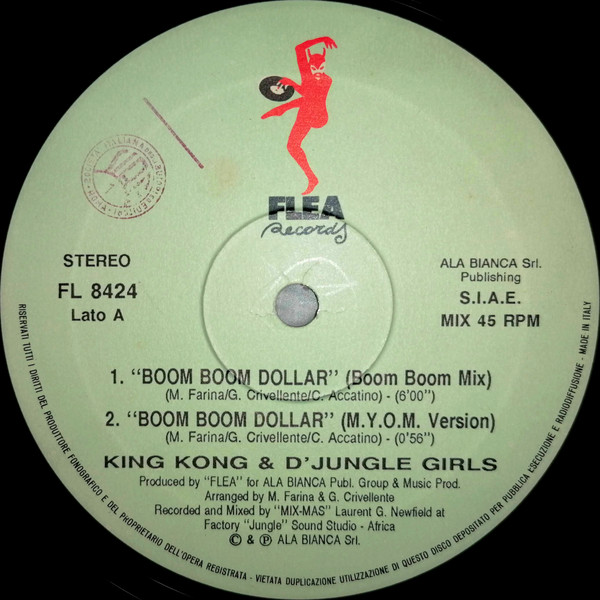 画像1: $ King Kong & D'Jungle Girls / Boom Boom Dollar (FL 8424) It's So Funny (FL 8411) 穴 YYY485-8279-1-1+1